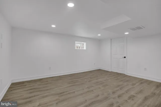a view of an empty room