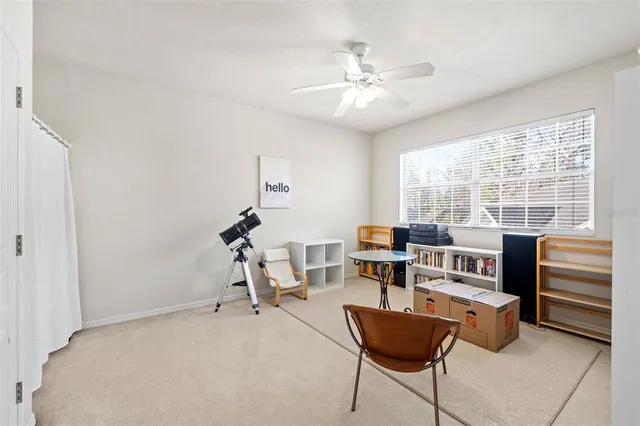 a view of a workspace with furniture