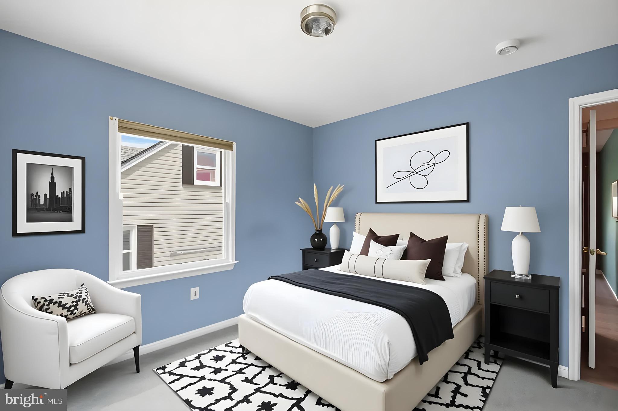 107 Oakway Road Lutherville-Timonium, MD 21093 - Photo 25 of 52 Virtually staged bedroom 2