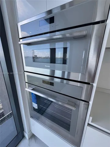 a close view of washer and dryer