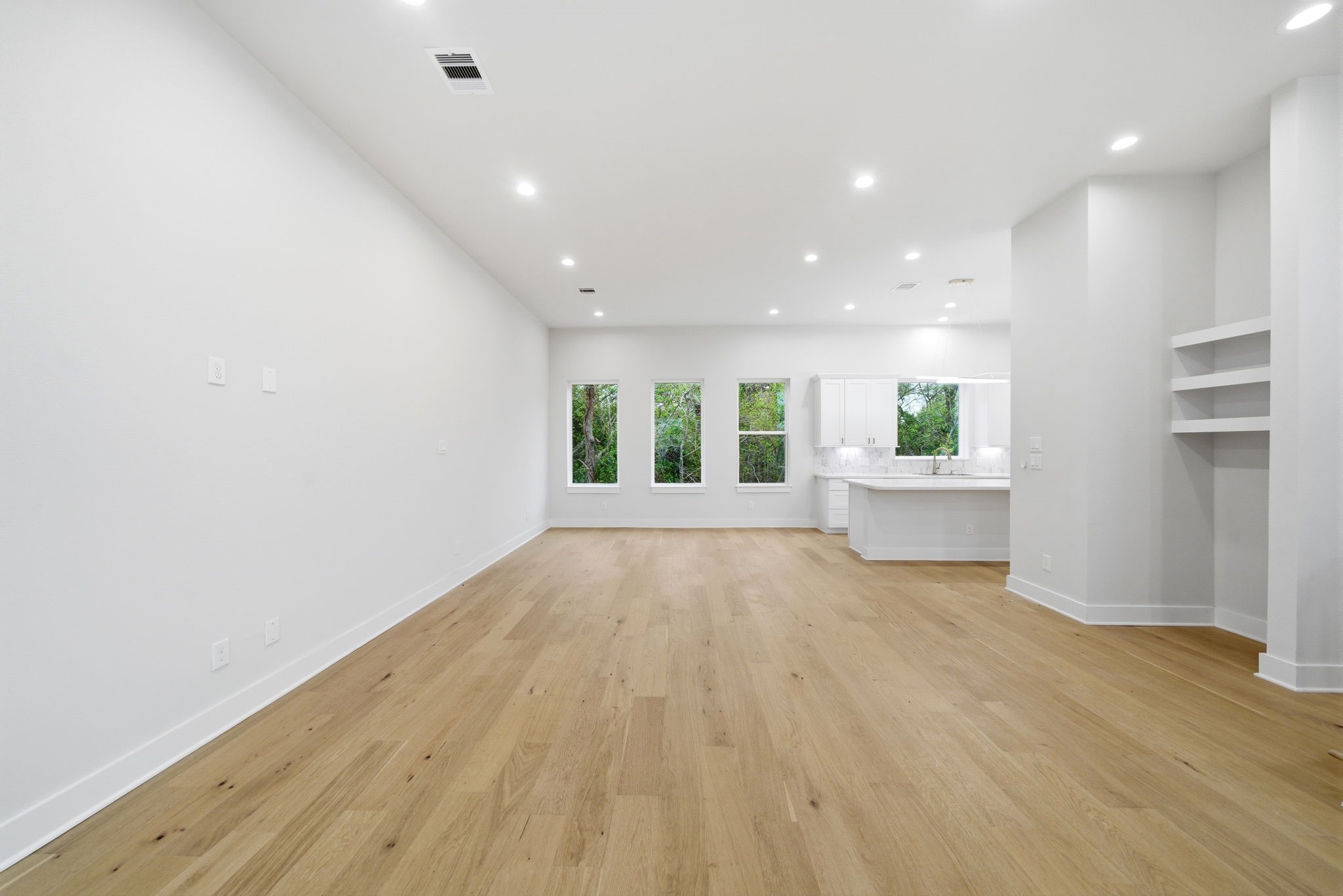 330 Janisch Road, Unit A Houston, TX 77018 - Photo 12 of 40 a view of an empty room with a window