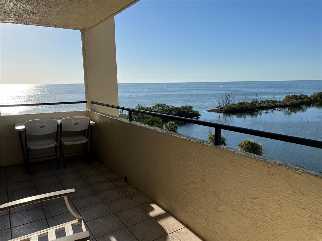 5915 Sea Ranch Drive, Unit 512 Hudson, FL 34667 - Photo 24 of 55 a view of balcony with ocean view