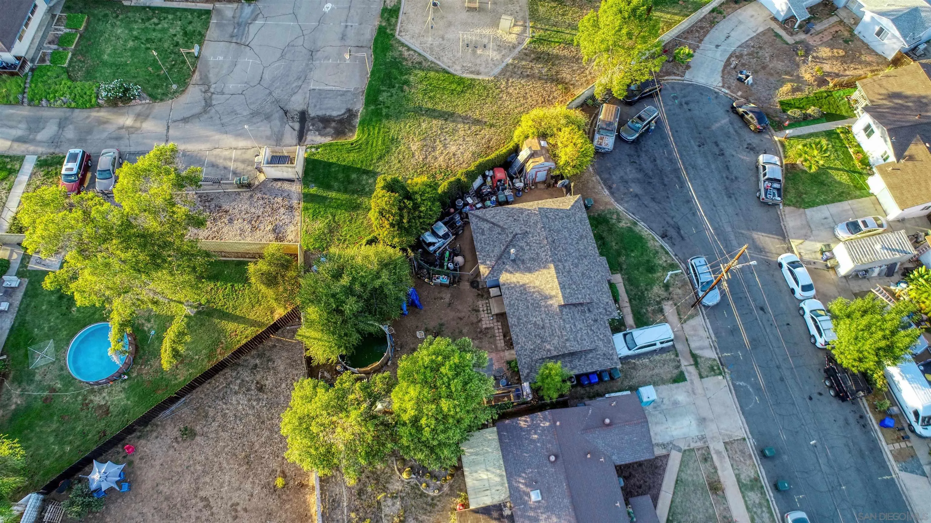 1117 Kings Road Escondido, CA 92027 - Photo 37 of 37 an aerial view of a house with a yard and garden