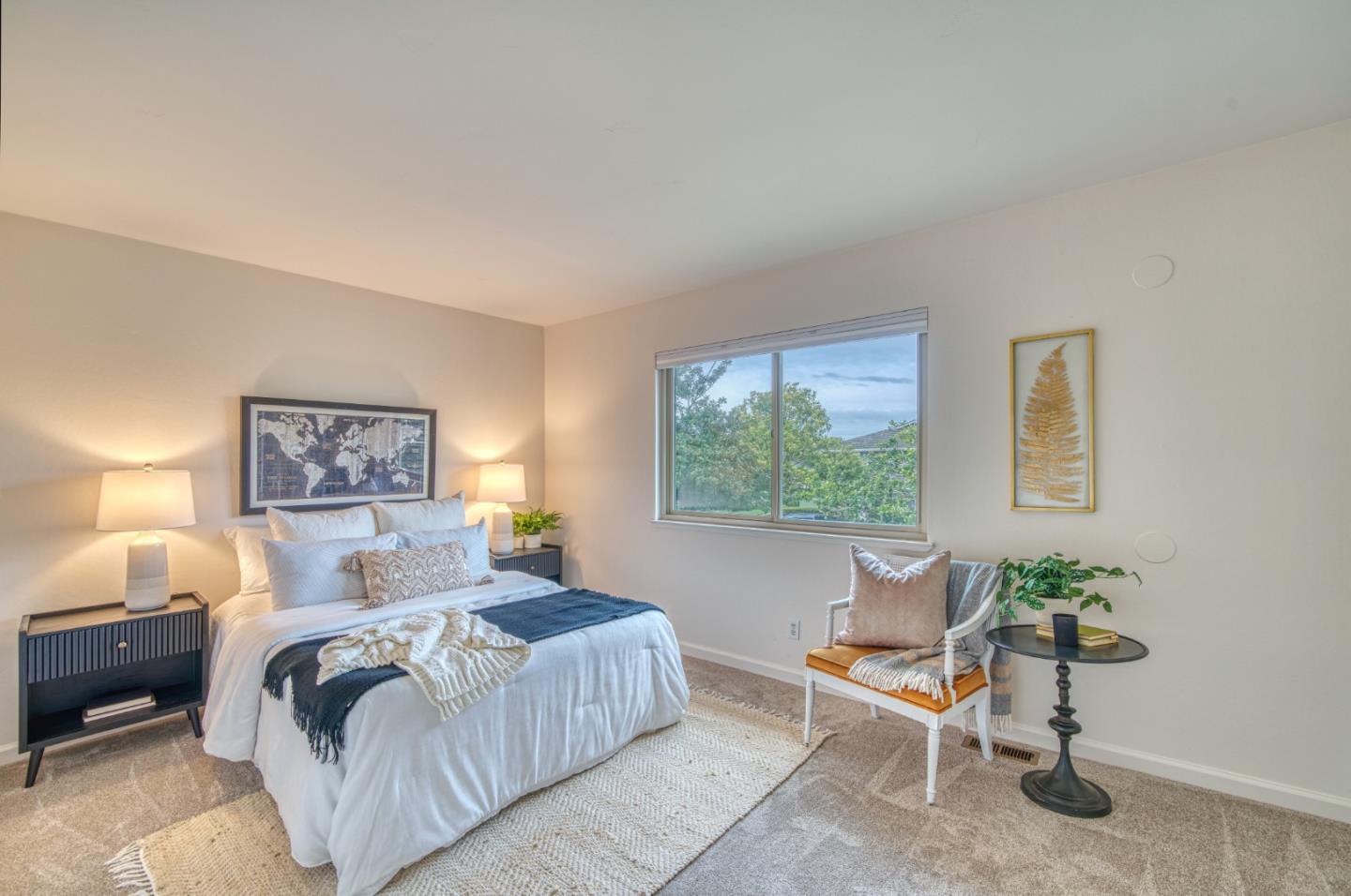 1380 Ruby Court, Unit 2 Capitola, CA 95010 - Photo 19 of 38 a bedroom with a bed and a window