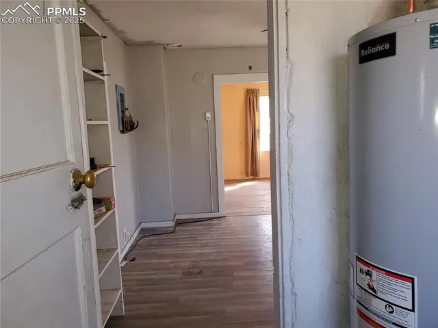 a view of an entryway of a house