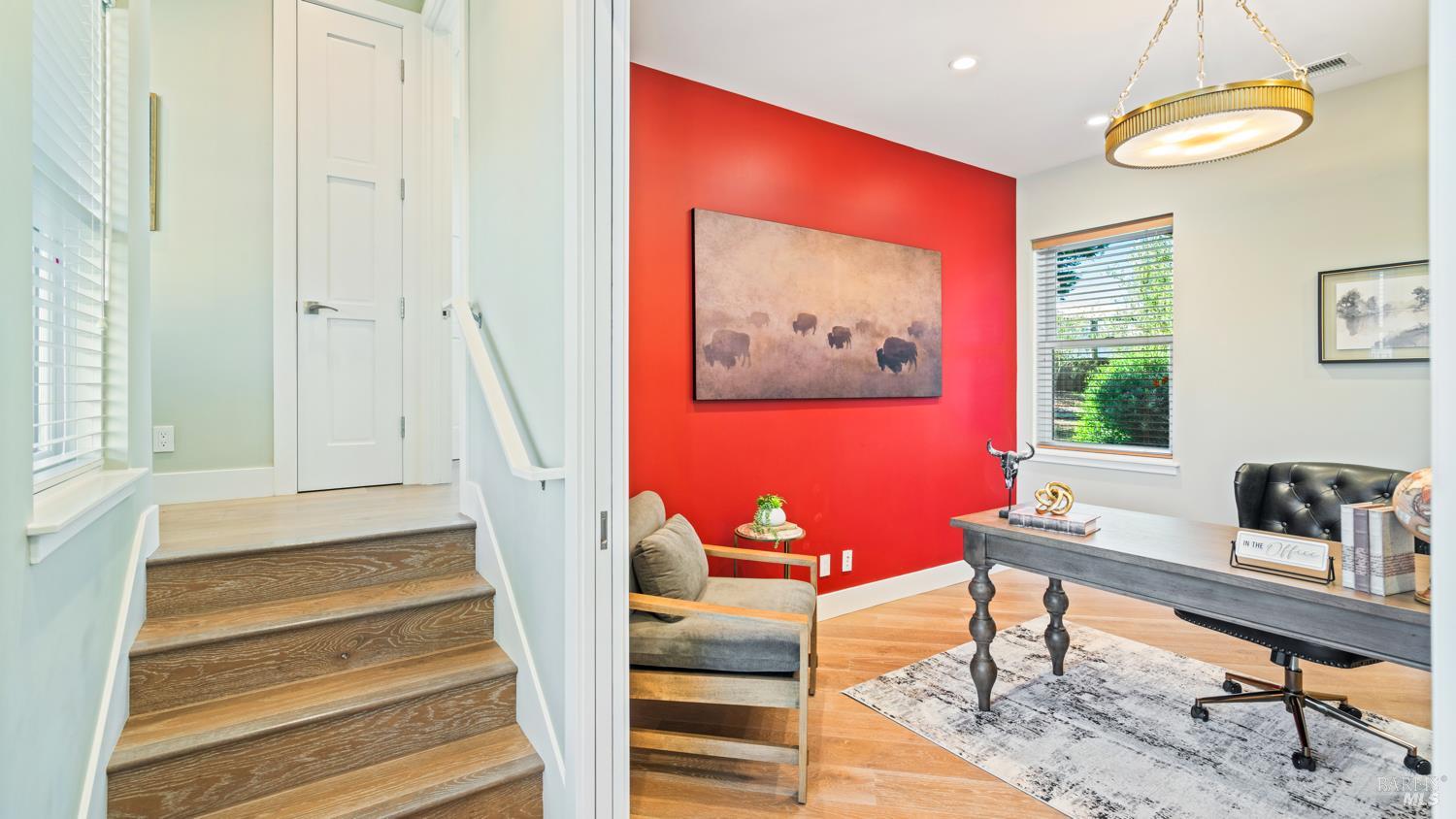 3971 Rincon Ridge Drive Santa Rosa, CA 95404 - Photo 34 of 61 These are the only 4 steps in the home and they lead to two additional bedrooms and bathroom.