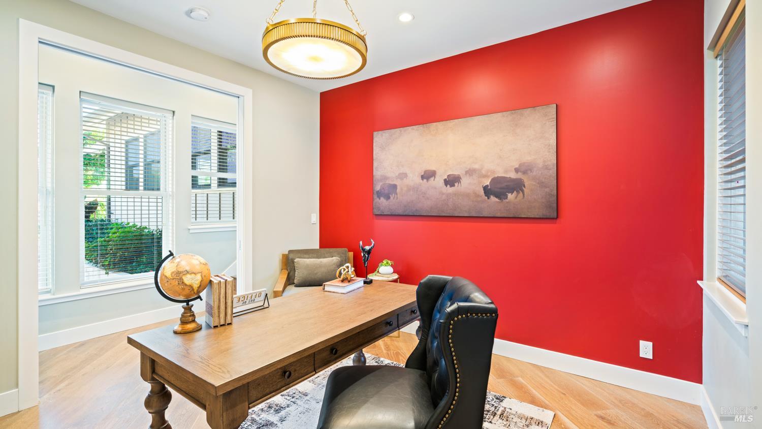 3971 Rincon Ridge Drive Santa Rosa, CA 95404 - Photo 36 of 61 Office with views out to the front courtyard. (there is a closet in this room)