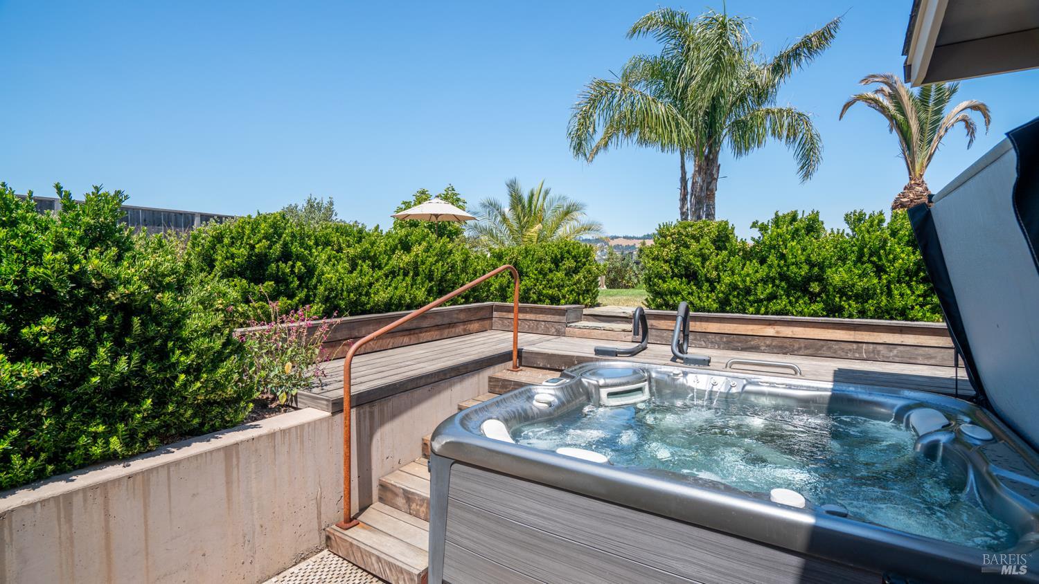 3971 Rincon Ridge Drive Santa Rosa, CA 95404 - Photo 44 of 61 Enjoy the mountain views from spa right out the door of your primary bedroom.