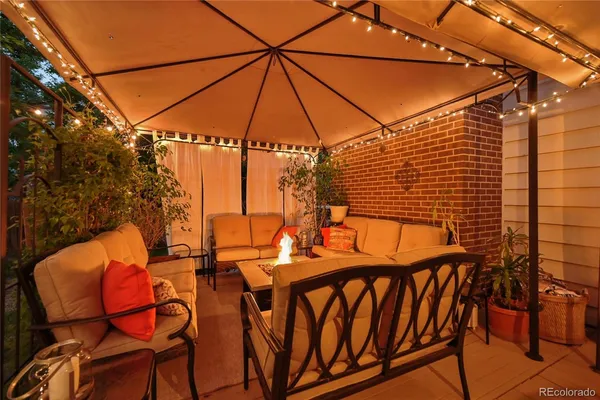 a view of an ocean and a mountain