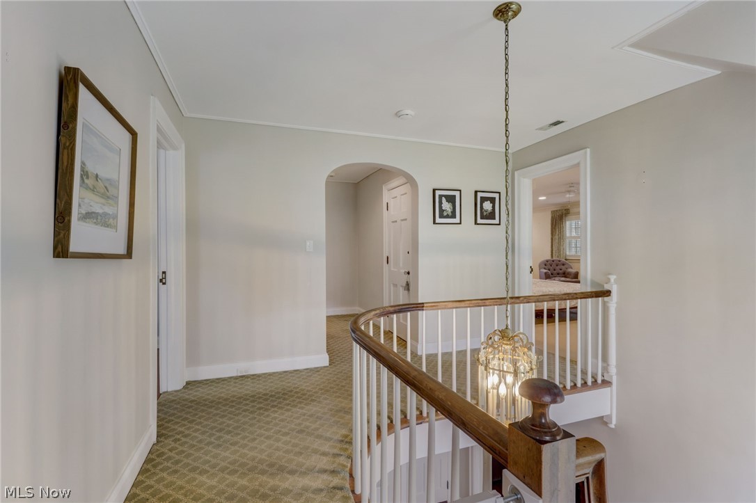 102 Wolcott Road Akron, OH 44313 - Photo 22 of 48 Hall with carpet
