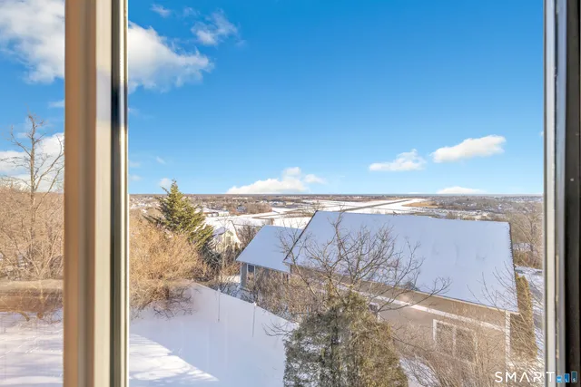 a view of a city from a balcony