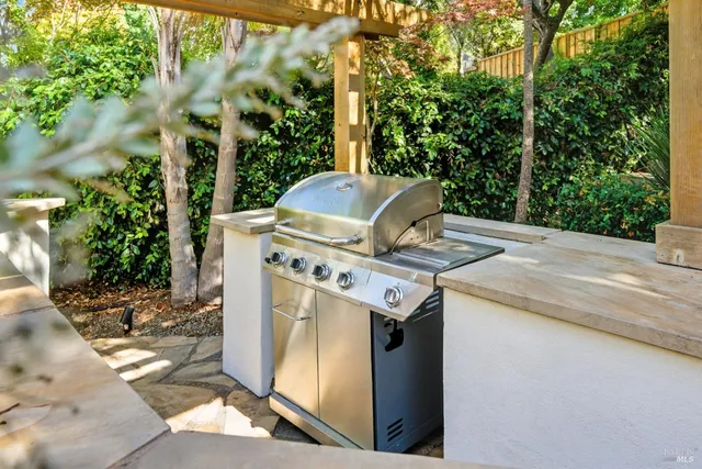 a view of a workspace with furniture