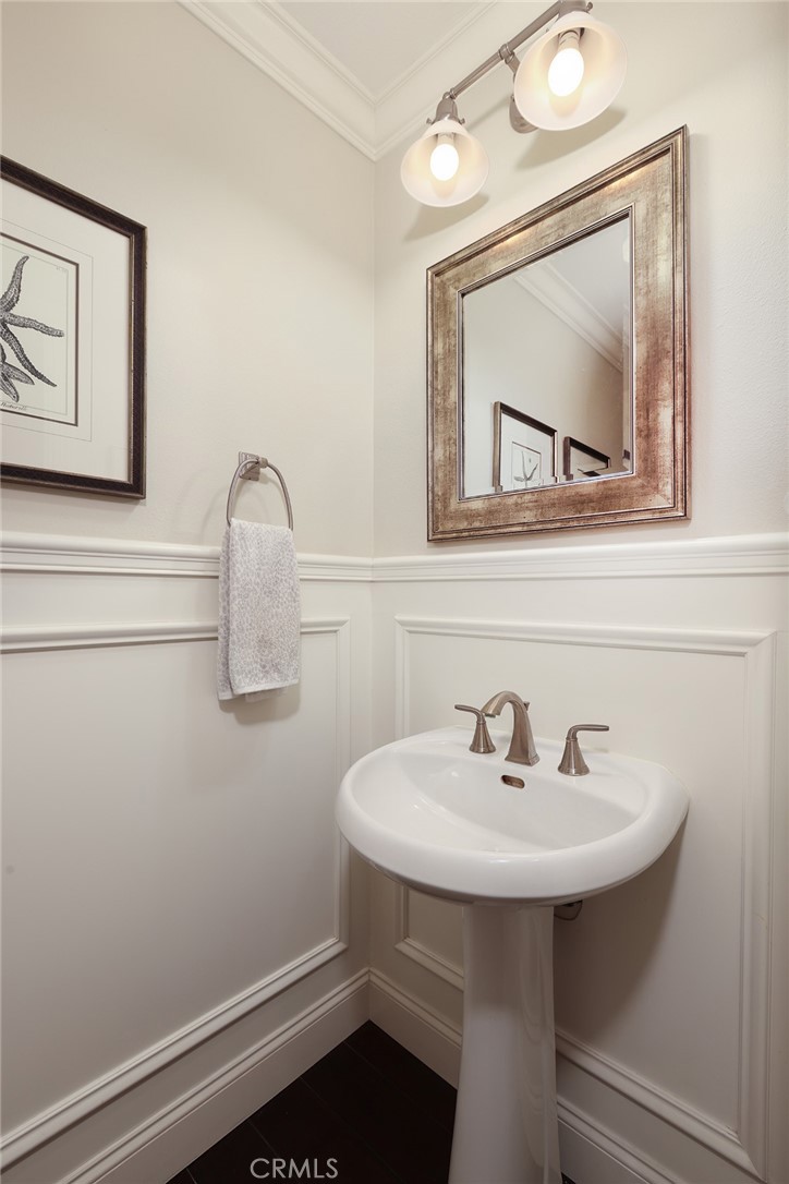 9 Chaminade Newport Coast, CA 92657 - Photo 11 of 29 a bathroom with a sink and a mirror