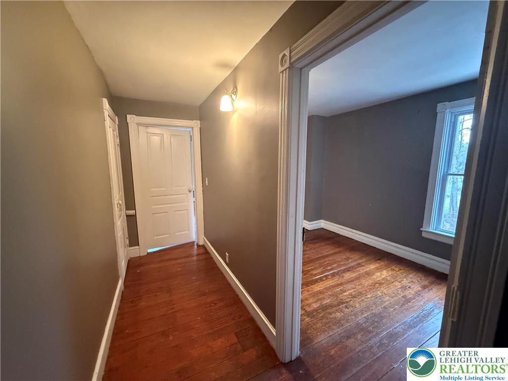 3714 Old Mill Road Slatington, PA 18080 - Photo 10 of 18 a view of hallway with wooden floor
