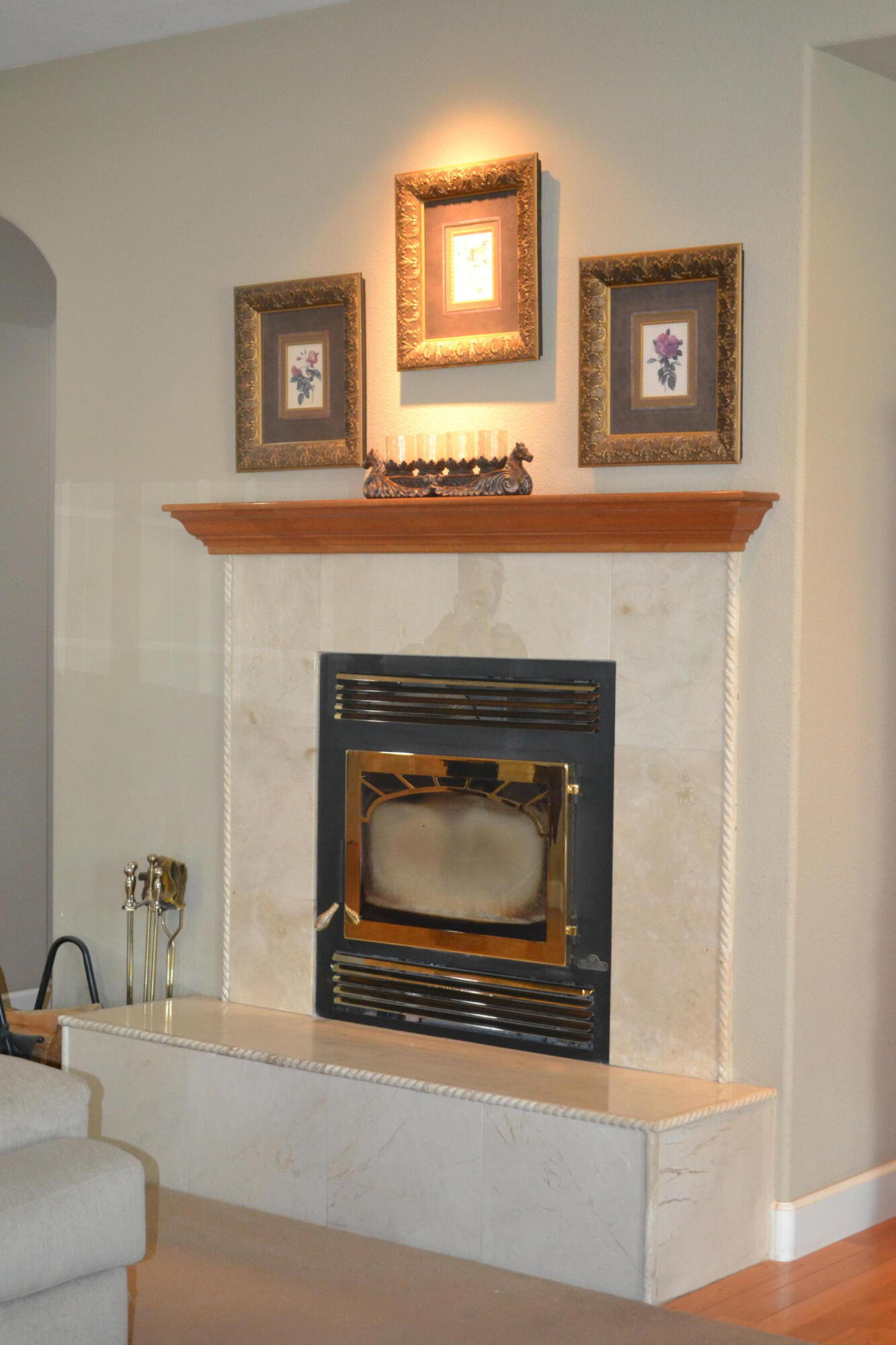 480-100 Belfast Road Litchfield, CA 96117 - Photo 19 of 100 a living room with a fireplace and a wooden floor