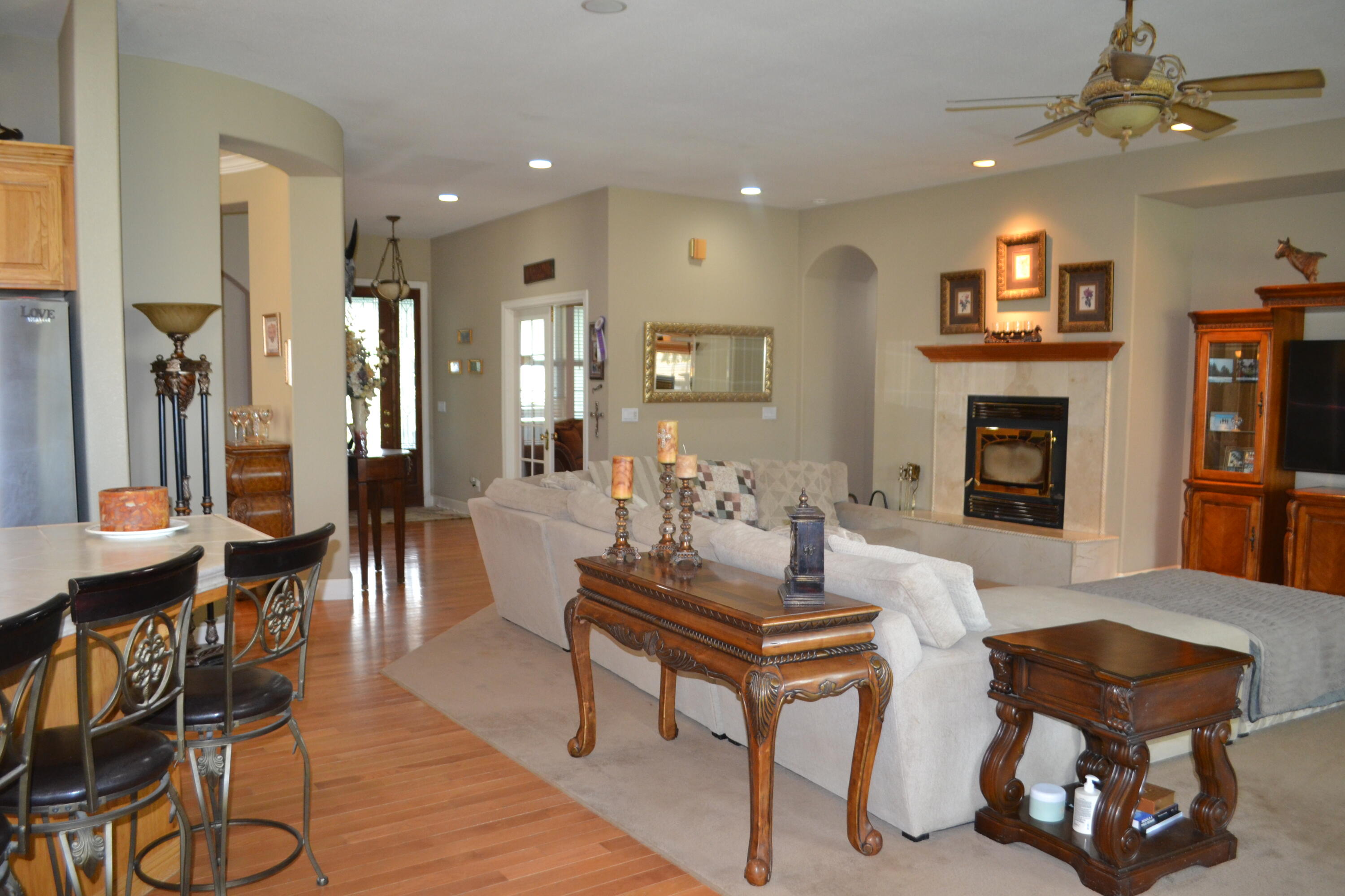 480-100 Belfast Road Litchfield, CA 96117 - Photo 21 of 100 a living room with fireplace furniture and a wooden floor