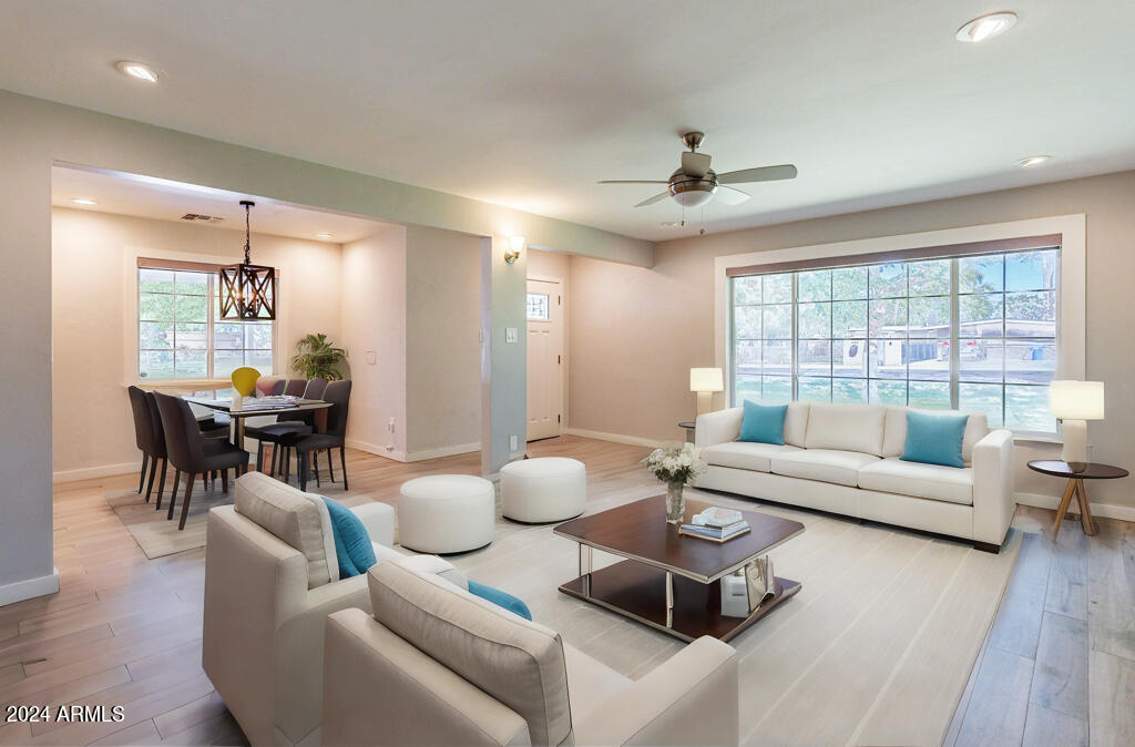 1821 East Bethany Home Road Phoenix, AZ 85016 - Photo 3 of 22 Living Room - Virtual Staging