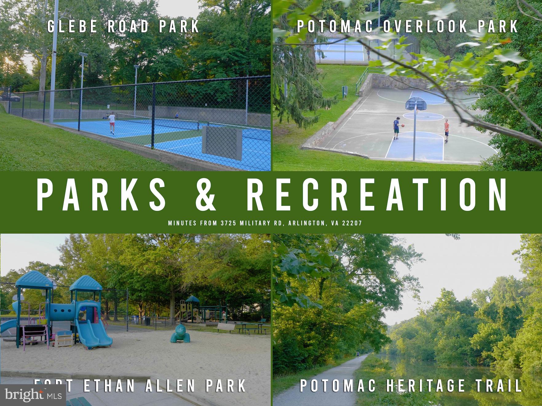 3725 Military Road Arlington, VA 22207 - Photo 33 of 33 The surrounding parks are many