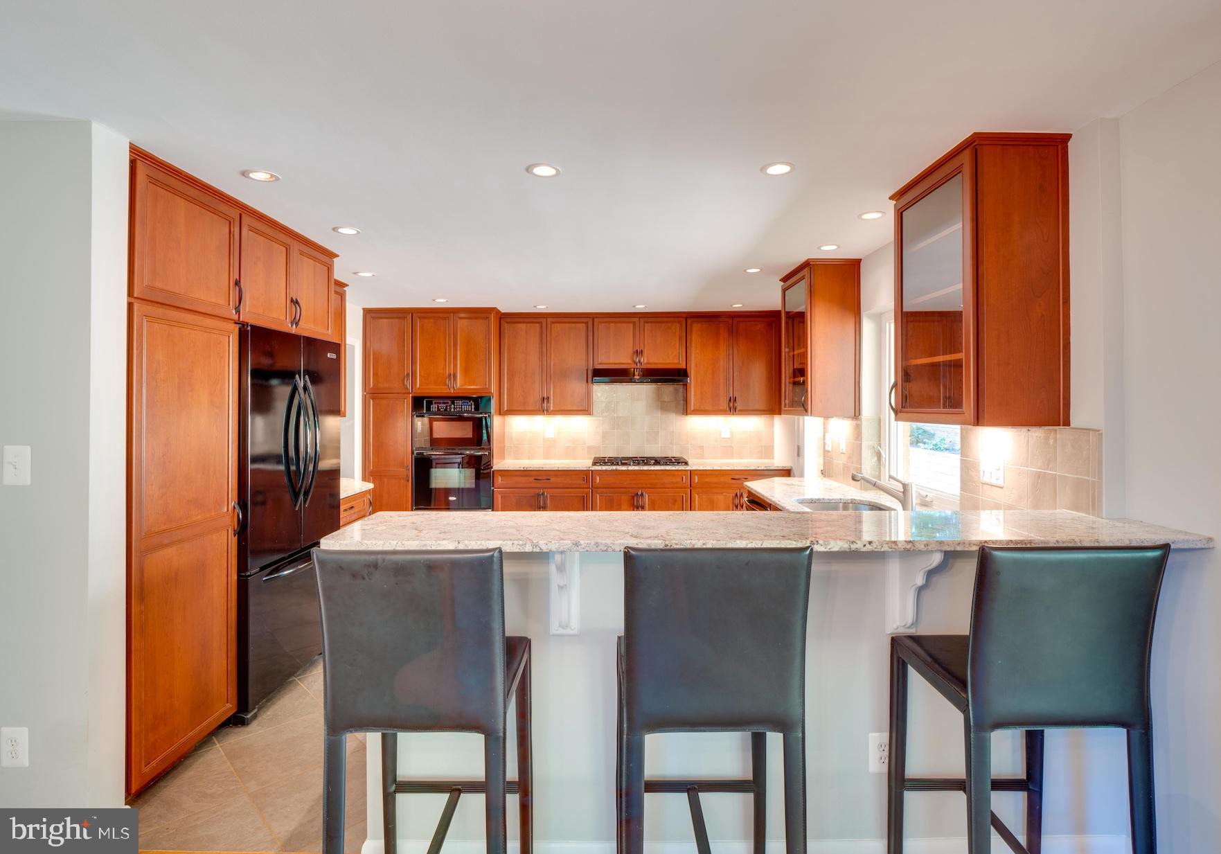 3725 Military Road Arlington, VA 22207 - Photo 8 of 33 Granite counter tops, breakfast bar