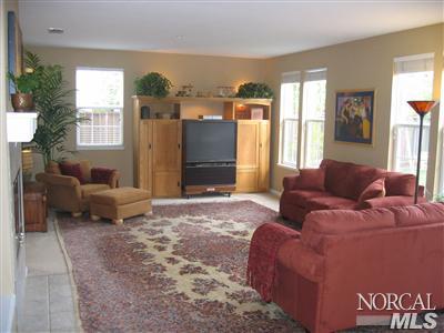 10 Ripley Way Novato, CA 94949 - Photo 6 of 12 Super sized Family room with lots of room to spread out and enjoy the fireplace or the view of the big beautiful backyard.