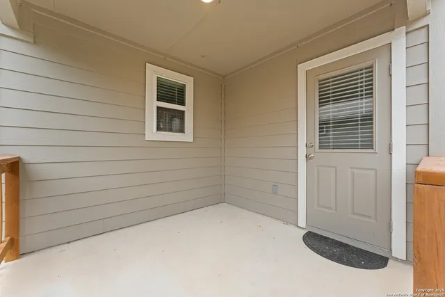 a view of a small space