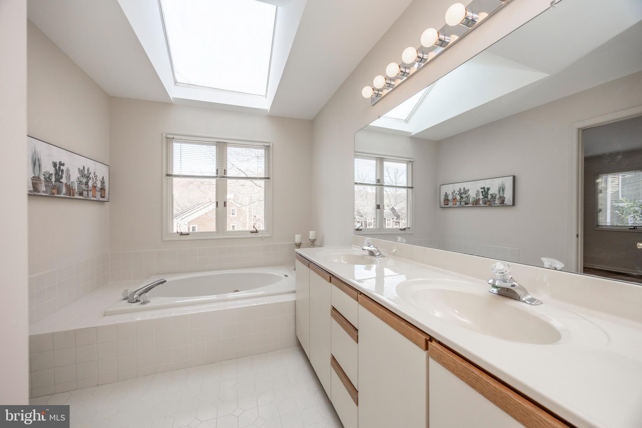 281 Fox Run Exton, PA 19341 - Photo 23 of 42 a bathroom with a tub a sink and mirror