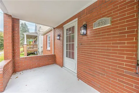 a view of front door of house
