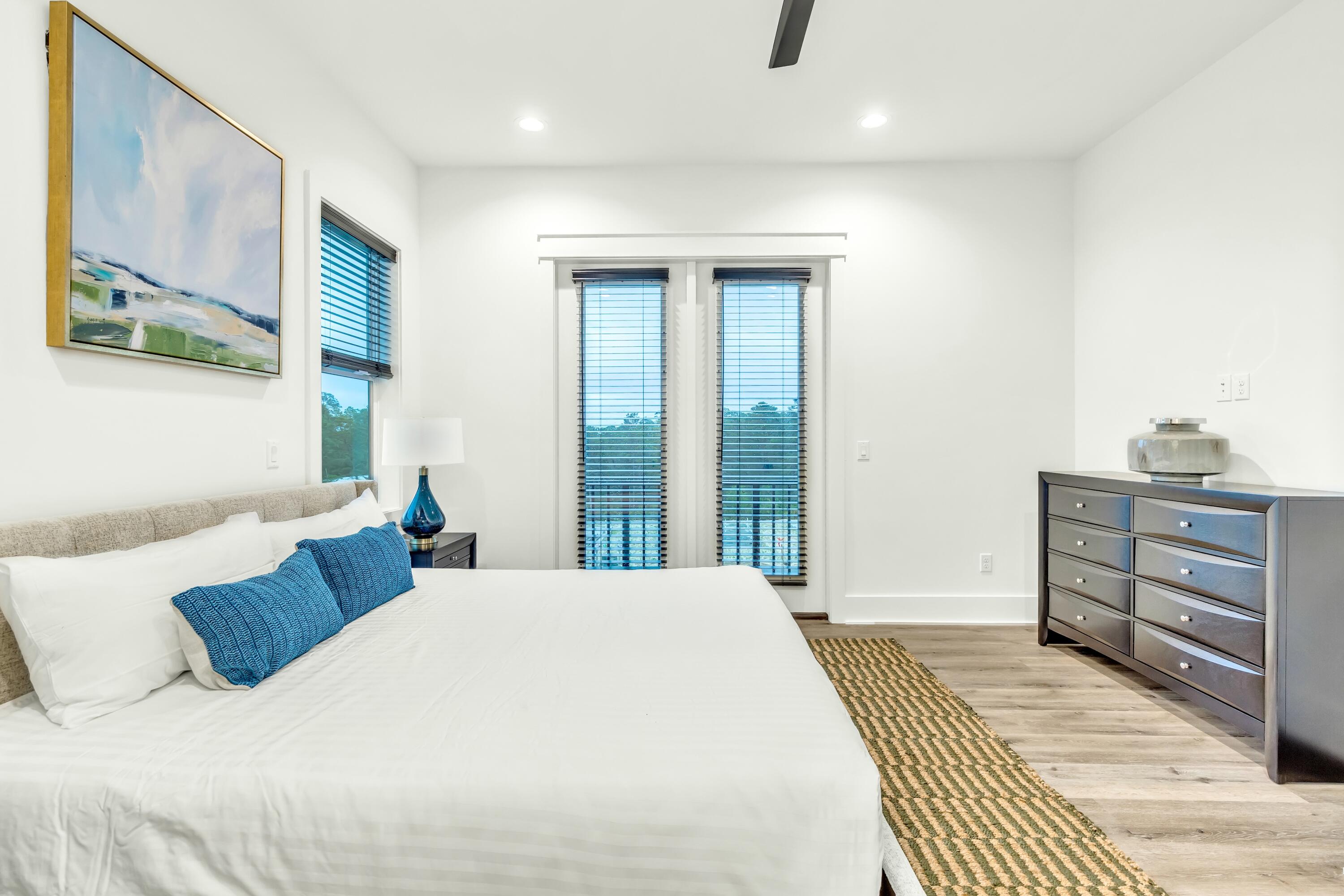 20 Sea Croft Drive Santa Rosa Beach, FL 32459 - Photo 40 of 54 a bedroom with a large bed and a window