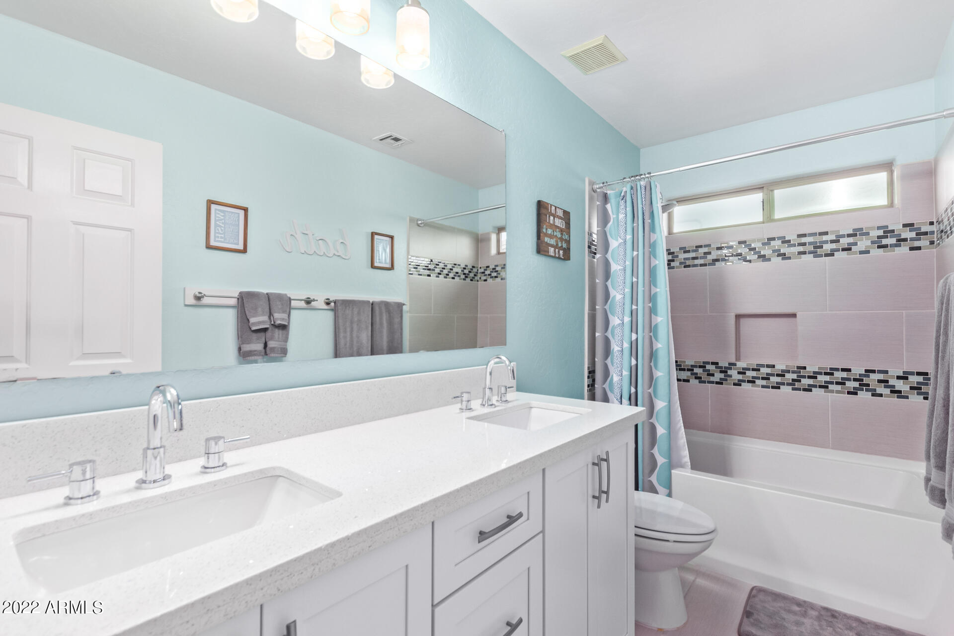 3796 East Timberline Road Gilbert, AZ 85297 - Photo 25 of 75 upstairs remodeled full bath