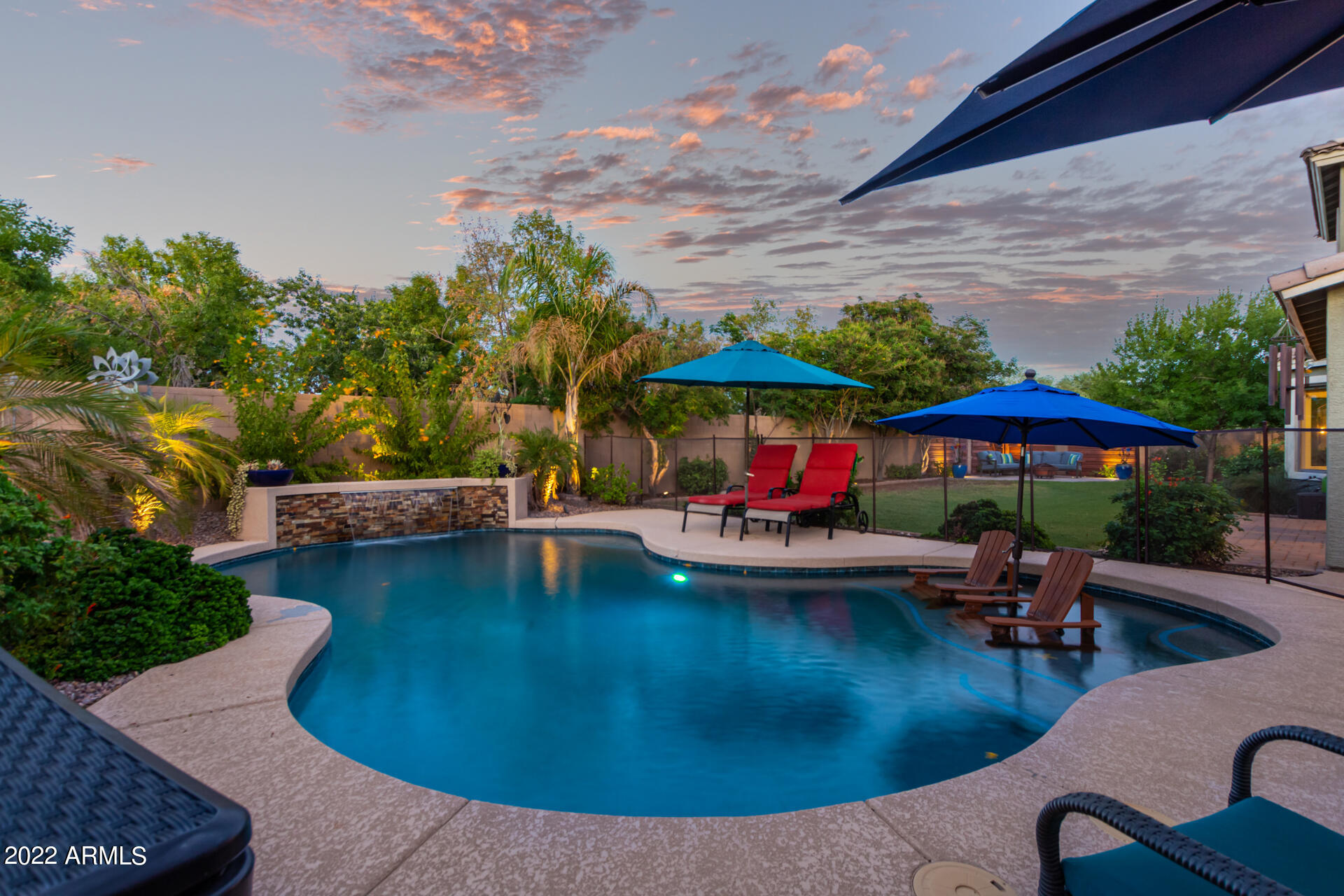 3796 East Timberline Road Gilbert, AZ 85297 - Photo 38 of 75 sparkling pool