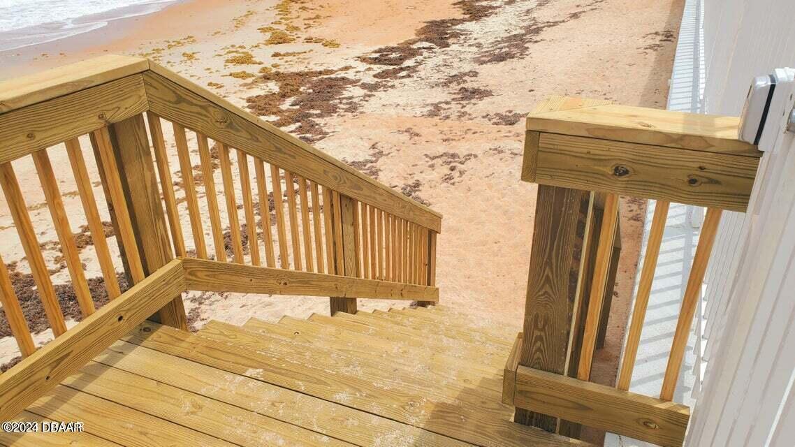 1575 Ocean Shore Boulevard, Unit 1003 Ormond Beach, FL 32176 - Photo 29 of 40 a view of stairs and an outdoor space
