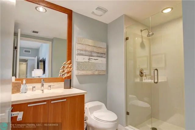 a outdoor space with furniture and large windows