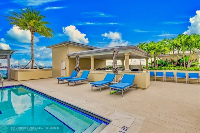 a view of a balcony with an outdoor space