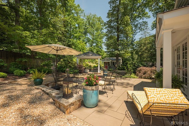 7720 Kenmore Circle Richmond, VA 23225 - Photo 19 of 48 a view of a patio with chairs and tables