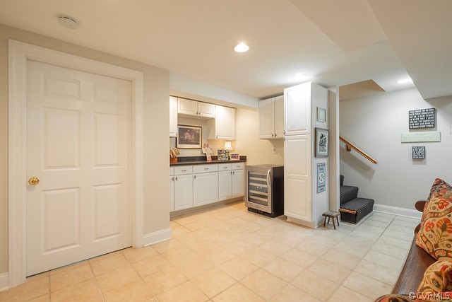 7720 Kenmore Circle Richmond, VA 23225 - Photo 34 of 48 a kitchen with white cabinets and white appliances