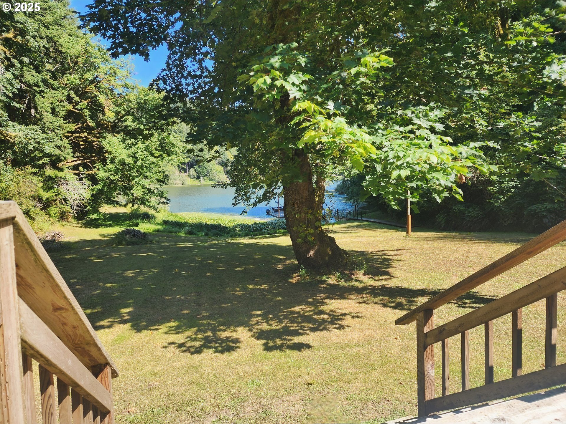 2647 South Tenmile Lakeside, OR 97449 - Photo 4 of 47 a view of swimming pool from a balcony