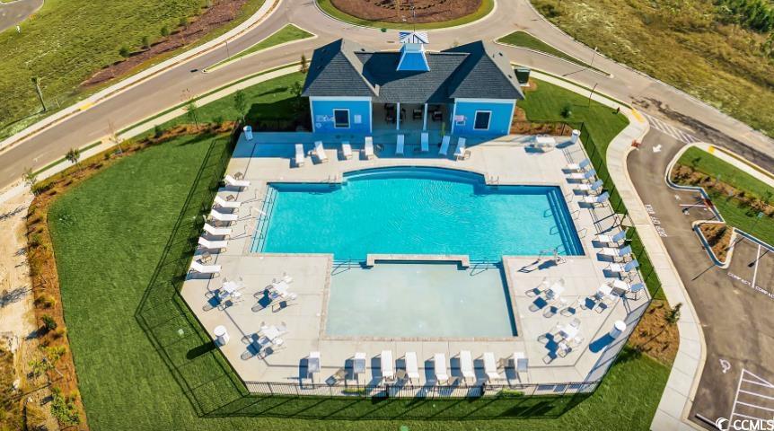 2134 Gooseberry Way Longs, SC 29568 - Photo 2 of 9 Aerial view of a pool area