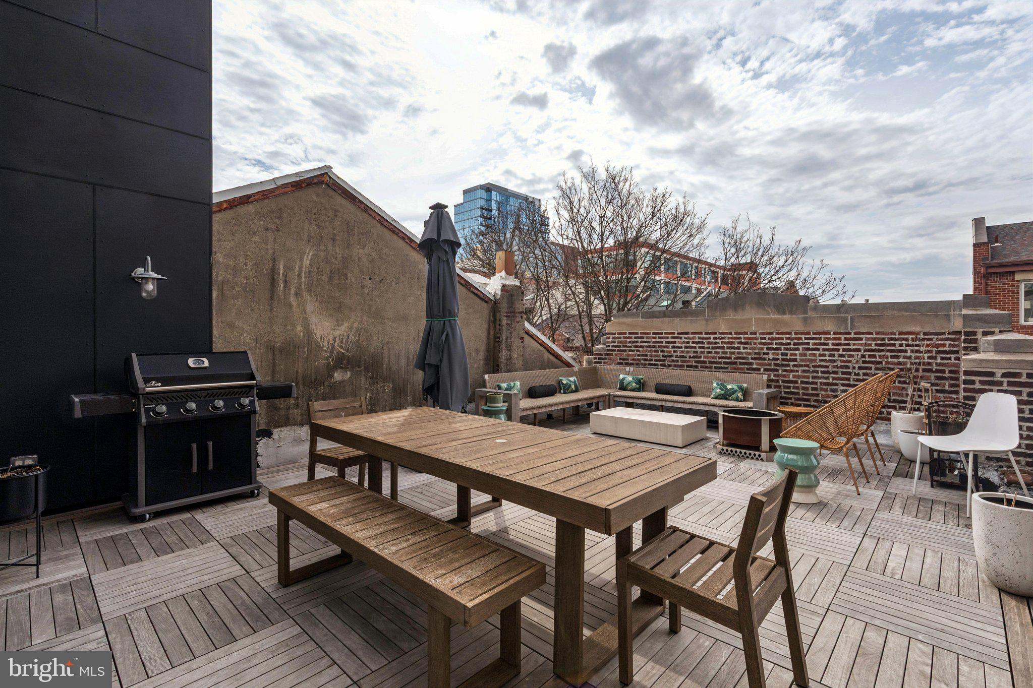 207 South 24th Street Philadelphia, PA 19103 - Photo 42 of 47 a view of a terrace with furniture