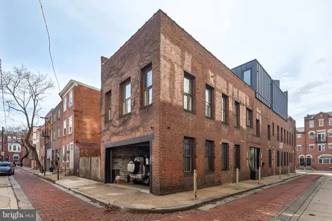 a front view of a building