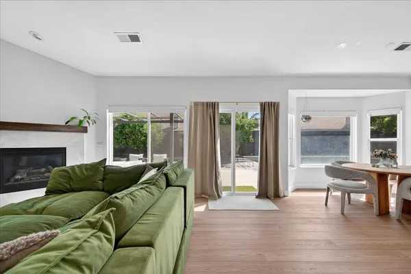 a view of a hallway with closet