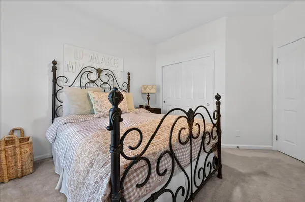 a view of a backyard with a sitting area