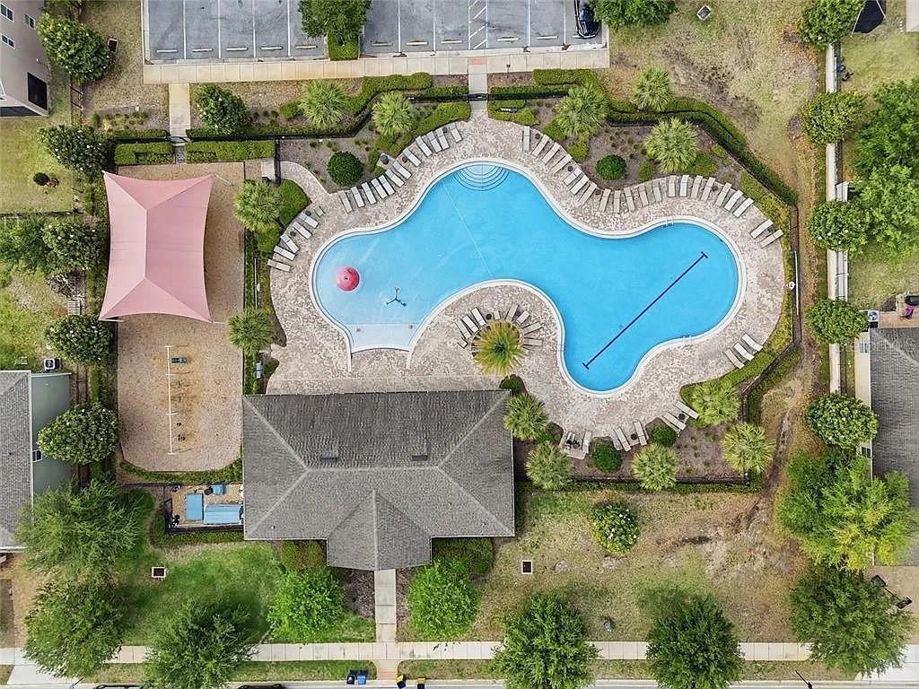 2085 Lula Road Minneola, FL 34715 - Photo 38 of 39 an aerial view of a house with swimming pool and outdoor space