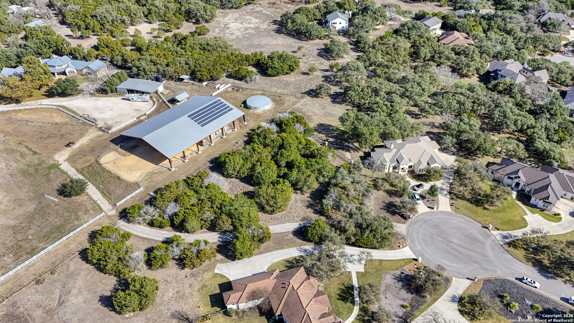 78 Brook Ridge Boerne, TX 78015 - Photo 26 of 59 an aerial view of a house with a yard