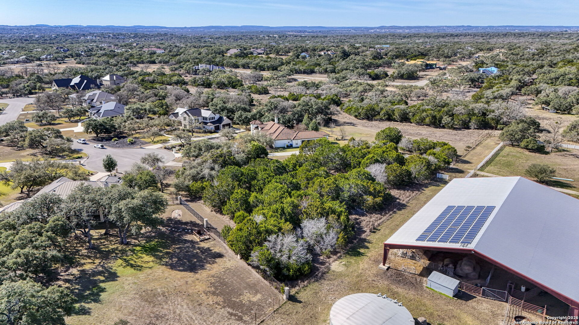 78 Brook Ridge Boerne, TX 78015 - Photo 32 of 59 an aerial view of a house with a yard