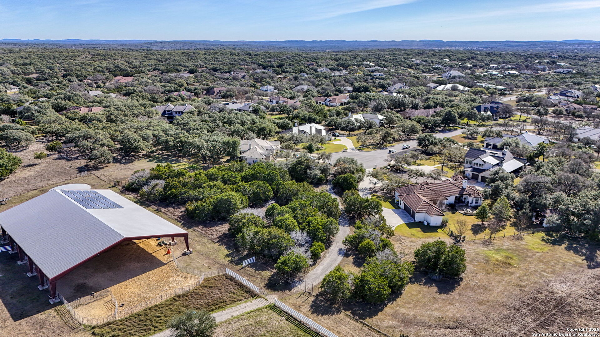 78 Brook Ridge Boerne, TX 78015 - Photo 34 of 59 an aerial view of a residential houses and city view