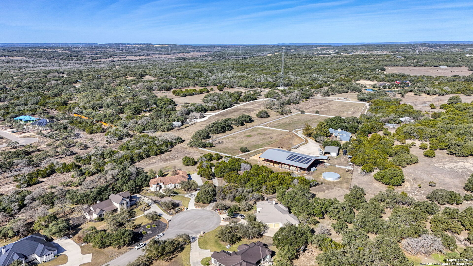 78 Brook Ridge Boerne, TX 78015 - Photo 48 of 59 an aerial view of residential houses with outdoor space