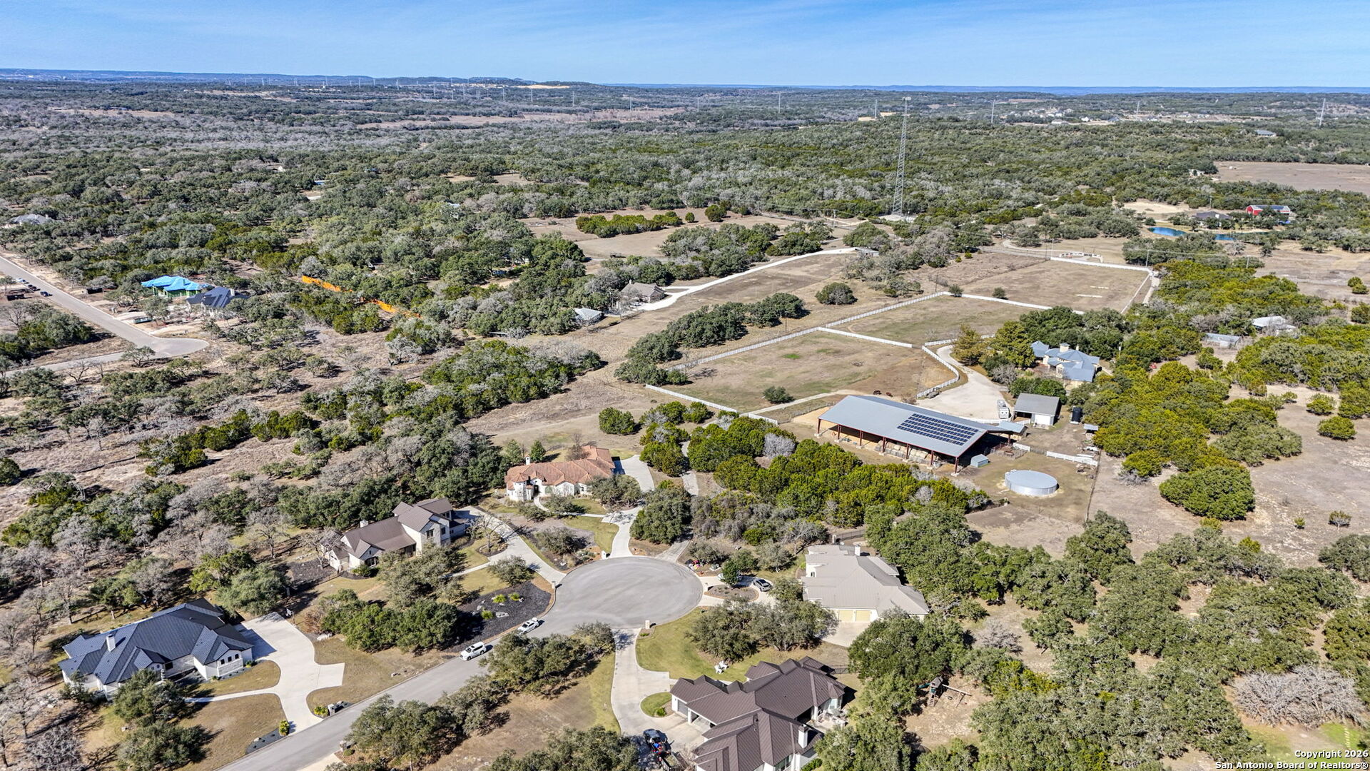 78 Brook Ridge Boerne, TX 78015 - Photo 49 of 59 an aerial view of residential houses with outdoor space