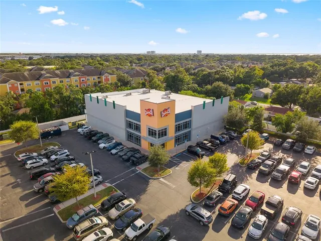a view of a parking space