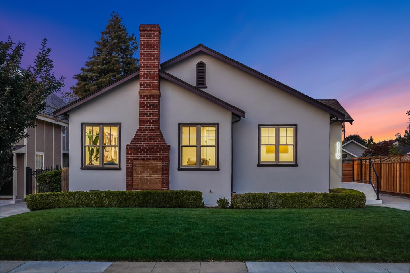 116 Channing Road Burlingame, CA 94010 - Photo 1 of 10 a front view of a house with garden