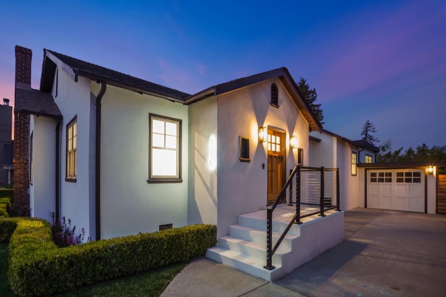 116 Channing Road Burlingame, CA 94010 - Photo 7 of 10 a front view of a house with a yard